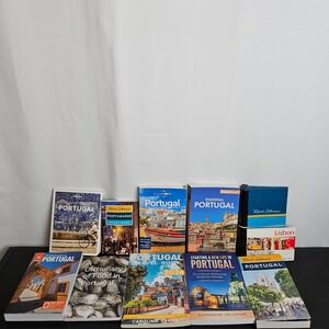 Portugal Travel Guide Book Lot Rick Steves Lonely Planet Fodors Lisbon Map 2024